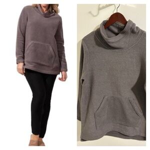 Escape by Habitat Fleece pullover | Taupe Gray | size large